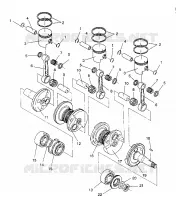 PISTON ET VILEBREQUIN RXL / 0930768 AND RXL SKS / 0930568 (4922992299032A)