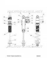 AMORTISSEUR, IFS, VELOCITY 7045535