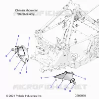 CHASSIS, TIE ROD BOOT ASM.