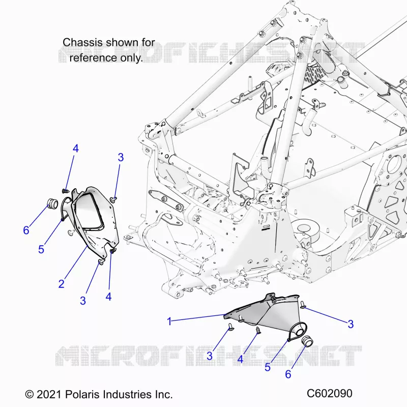 CHASSIS, TIE ROD BOOT ASM.