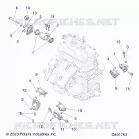 MOTEUR, MOUNTING & LONG BLOCK