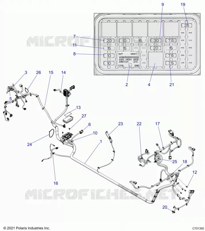 ELECTRICITE, WIRE HARNESS