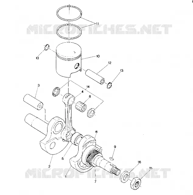 PISTON AND VILEBREQUIN STAR (4915431543024A)