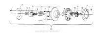EMBRAYAGE DE TRANSMISSION ASSEMBLY 600 XCR 0951676 (4929132913C001)