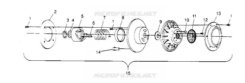 EMBRAYAGE DE TRANSMISSION ASSEMBLY 600 XCR 0951676 (4929132913C001)