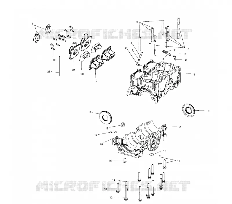 CARTERS MOTEUR (600)