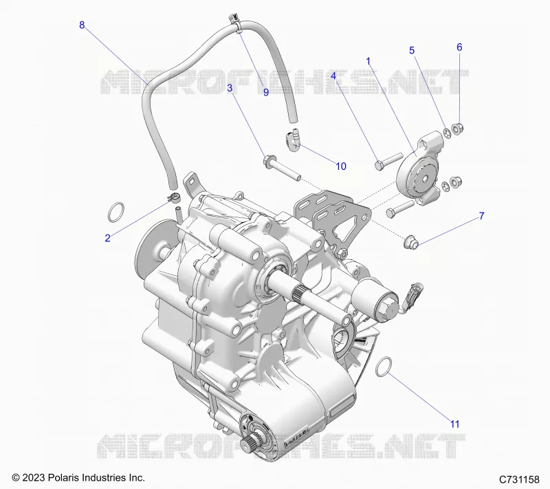 SYSTÃˆME DE TRANSMISSION, MAIN GEARCASE MOUNTING