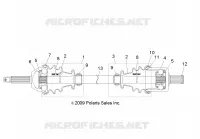 DRIVE TRAIN, TRANSMISSION AVANT SHAFT