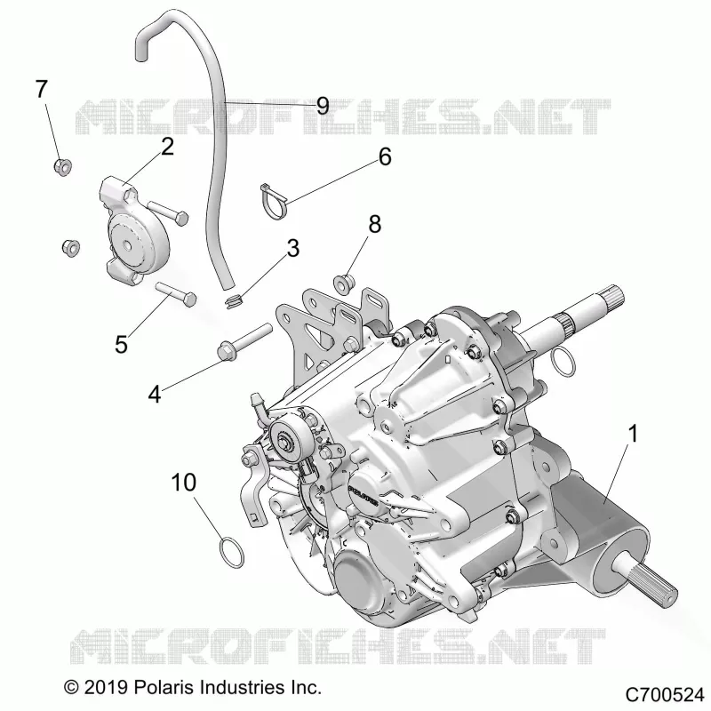 SYSTÃˆME DE TRANSMISSION, MAIN GEARCASE MOUNTING