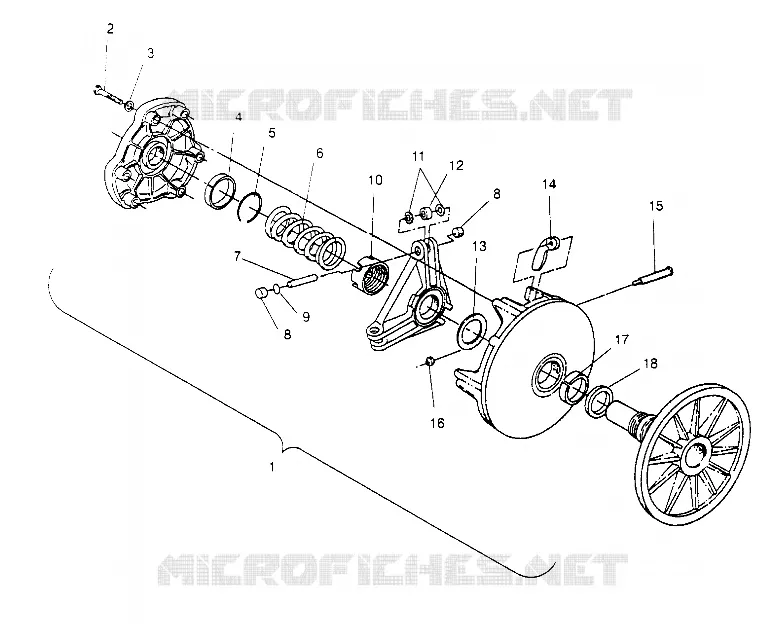 EMBRAYAGE DE TRANSMISSION ASSEMBLY  RXL 0956768 (4930783078C001)