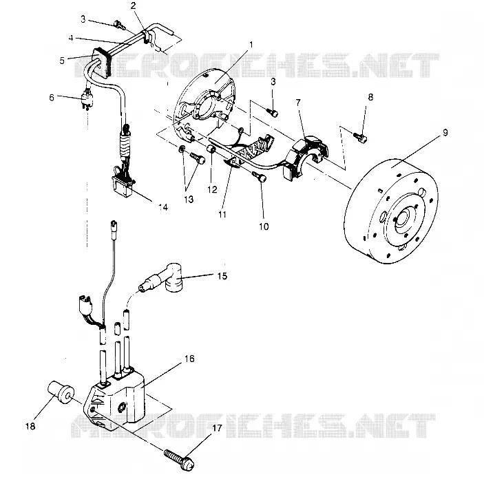 STATOR ASSEMBLY  500 EFI 0952774, EFI SKS 0952574,   EFI SKS PT 0952974, a (4929052905D003)