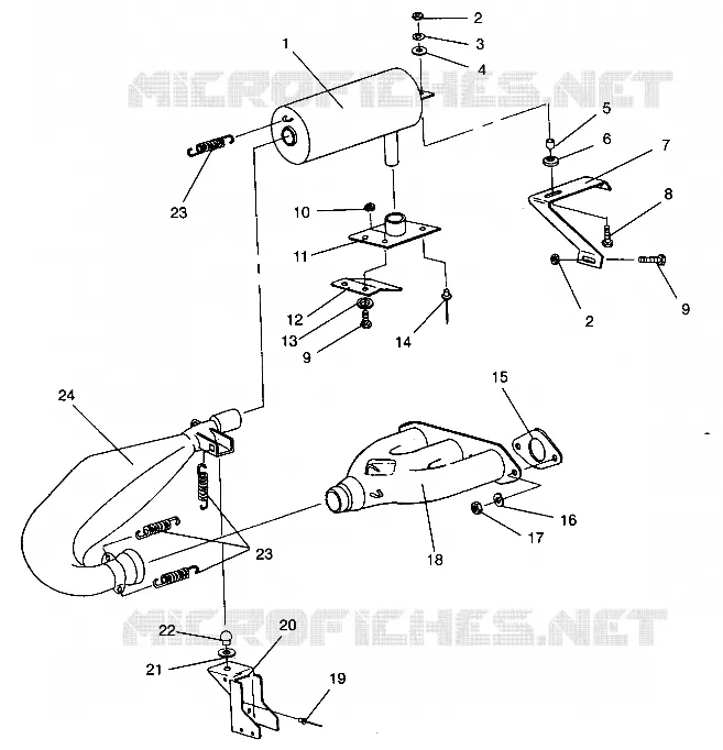ECHAPPEMENT RXL 0940768 and RXL TOURING 0940869 (4925062506032A)