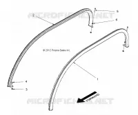TOIT RAILS, 4 PASSENGER