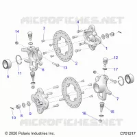 SUSPENSION AVANT HUB
