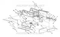 PORTE BAGAGES ET DOSSERET SUPERTRAK UPDATED 10/88 (4915871587019A)