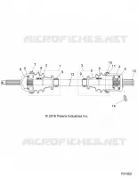 DRIVE TRAIN, TRANSMISSION AVANT SHAFT