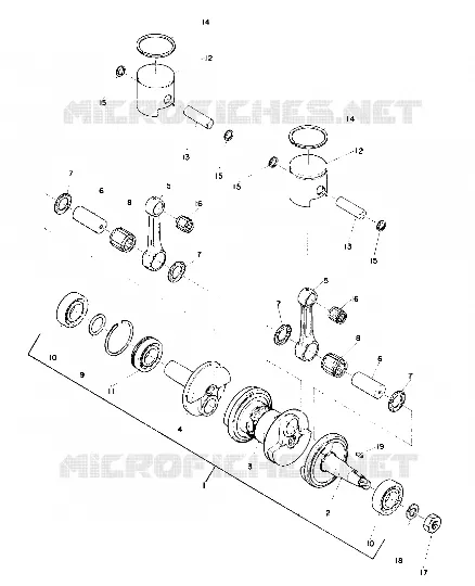 PISTON AND VILEBREQUIN (SS) (4909540954023A)