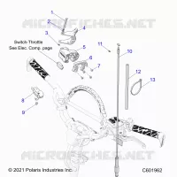 MOTEUR, THROTTLE CONTROL ASM.