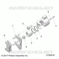 BRAKES, ETRIER DE FREIN ARRIERE