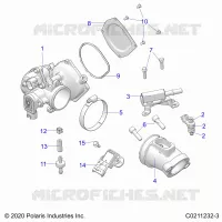 ENGINE, CORPS DE PAPILON AND FUEL RAIL