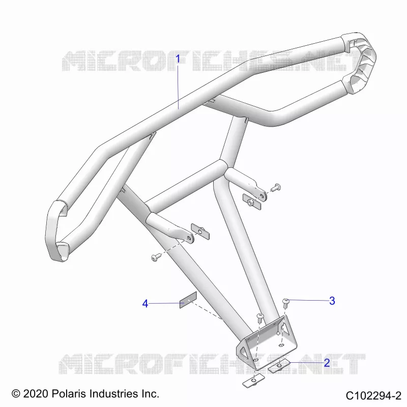 CARROSSERIE ARRIERE BUMPER, TRAIL