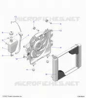 ENGINE, SYSTÃˆME DE REFROIDISSEMENT, RADIATOR, FAN & OVERFLOW BOTTLE
