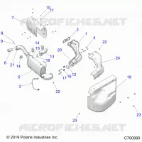 ENGINE, ECHAPPEMENT