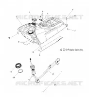 SYSTÈME D'ALIMENTATION, CARBURANT TANK ASM.