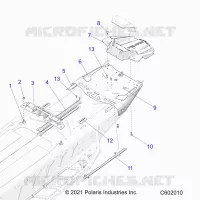 CHASSIS, REAR, MISC. COVERS AND SNOWFLAP