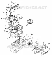CYLINDRE   COLLECTEUR SLT 700 B974572 (4941124112B014)