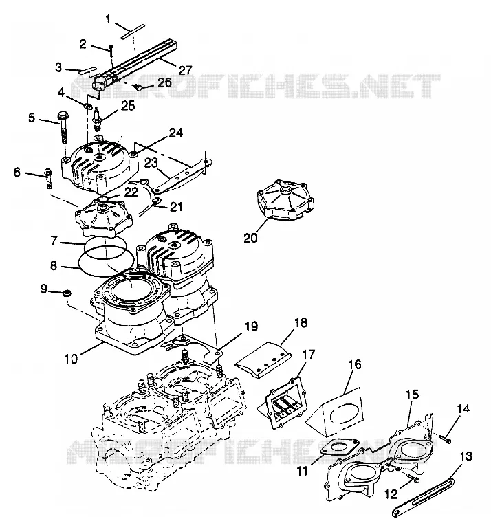 CYLINDRE   COLLECTEUR SLT 700 B974572 (4941124112B014)