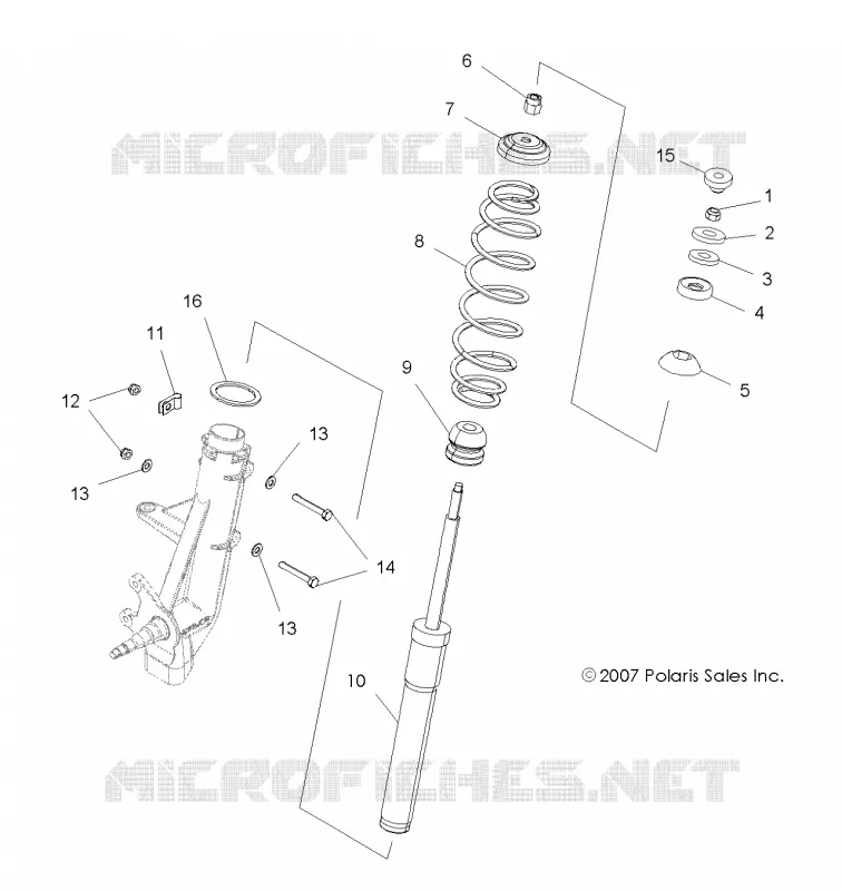 SUSPENSION AVANT SUPPORT