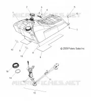 SYSTÈME D'ALIMENTATION, CARBURANT TANK ASM.