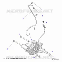 SYSTÃˆME DE TRANSMISSION, FRONT GEARCASE MOUNTING