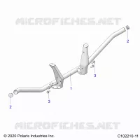 CARROSSERIE ARRIERE RACK SUPPORT