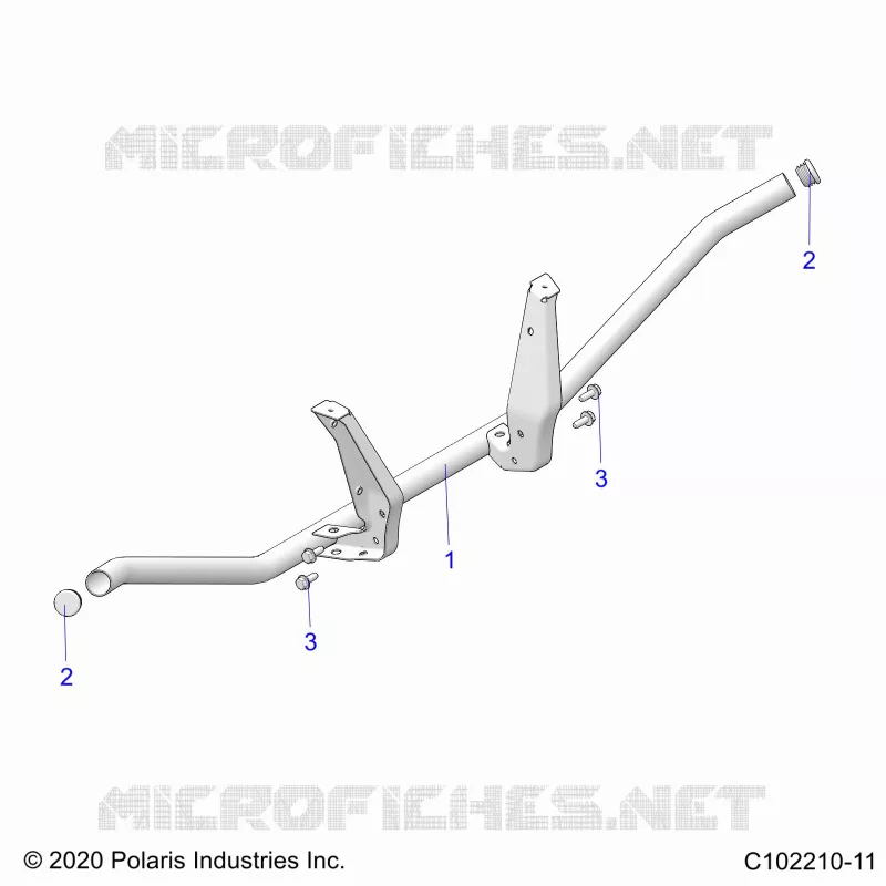 CARROSSERIE ARRIERE RACK SUPPORT