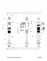 SUSPENSION, AMORTISSEUR ARRIERE TRACK, VELOCITY 7045537