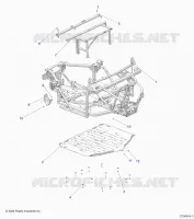 CHASSIS, MAIN FRAME AND SKID PLATES