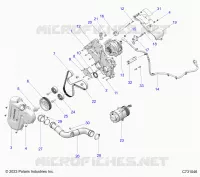 ENGINE, ALTERNATEUR