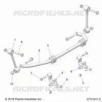 SUSPENSION, FRONT BARRE STABILISATRICE