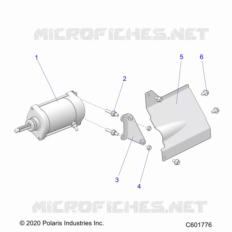 DEMARREUR MOTOR/SHIELD