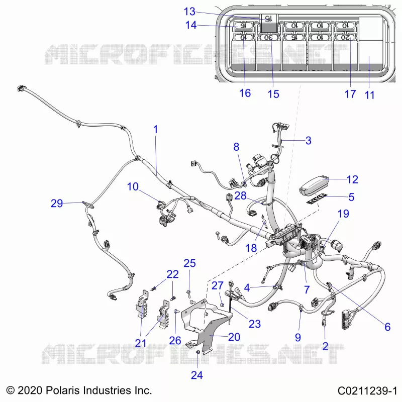 ELECTRICITE, MAIN WIRE HARNESS