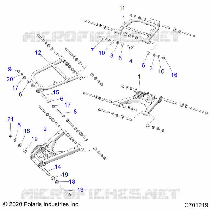 SUSPENSION ARRIERE CONTROL ARMS
