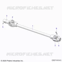 SYSTÃˆME DE TRANSMISSION, FRONT PROP SHAFT
