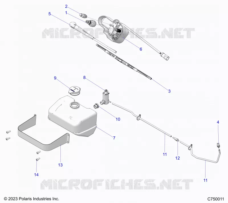 ELECTRICITE, WINDSHIELD WIPER AND BOTTLE