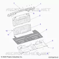 CARROSSERIE ARRIERE CLOSEOFF, CENTER PANELS