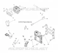 REGULATEUR, RELAYS, CAPTEURS AND ECU