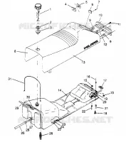 SIEGE ET RESERVOIR 500 CARB 0952764 (4929192919A007)