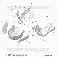 CARROSSERIE AVANT ASM./FENDERS