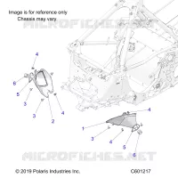 CHASSIS, TIE ROD BOOT ASM.